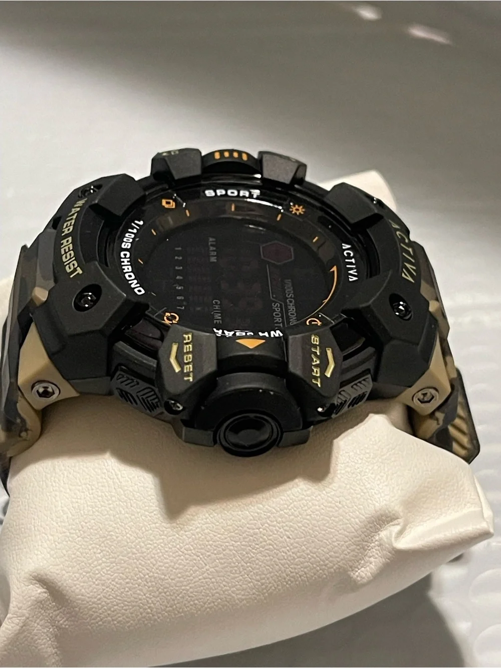Activa Armour X Invicta Men's Digital Watch - 50mm. Camouflage. Khaki
